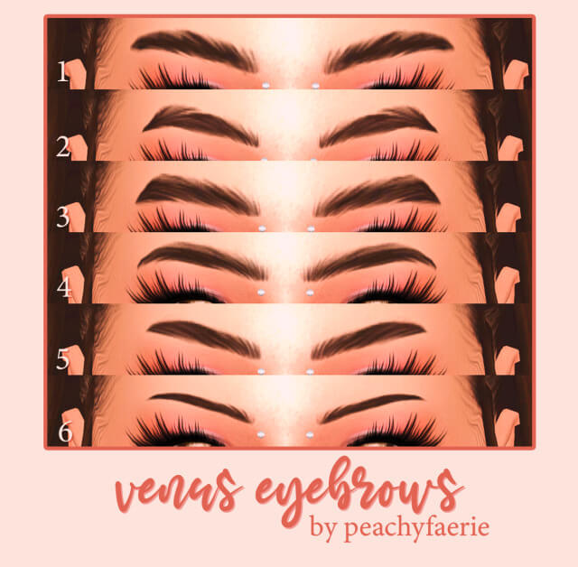 Скриншот мода Брови Venus Eyebrows